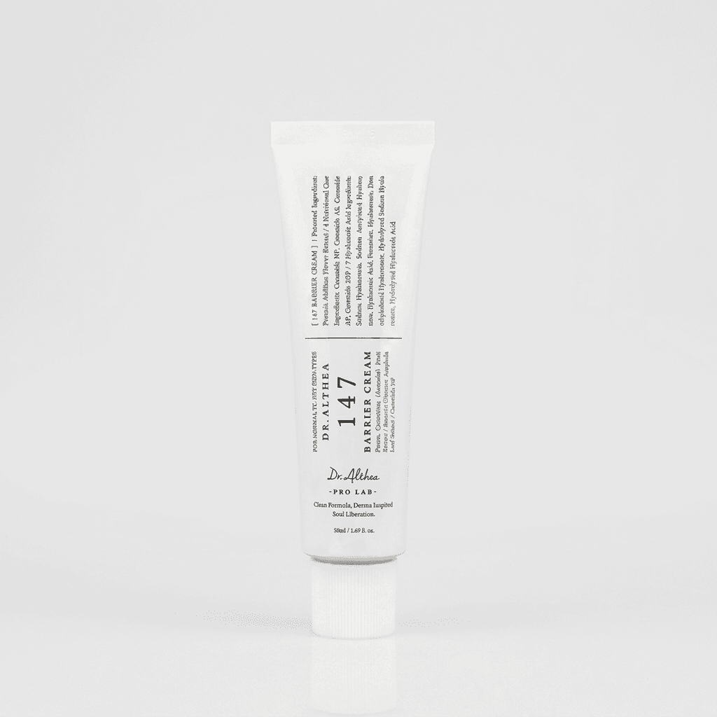 Embalagem de Dr. Althea Barrier 147 Cream Hidratante para Pele Seca e Sensível