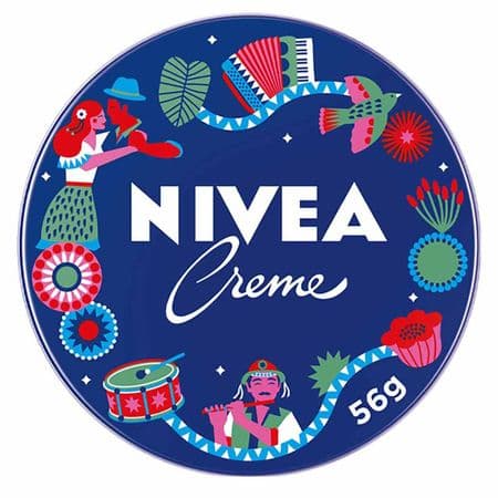Embalagem de Creme Hidratante Lata Nivea - Ritmos Brasileiros