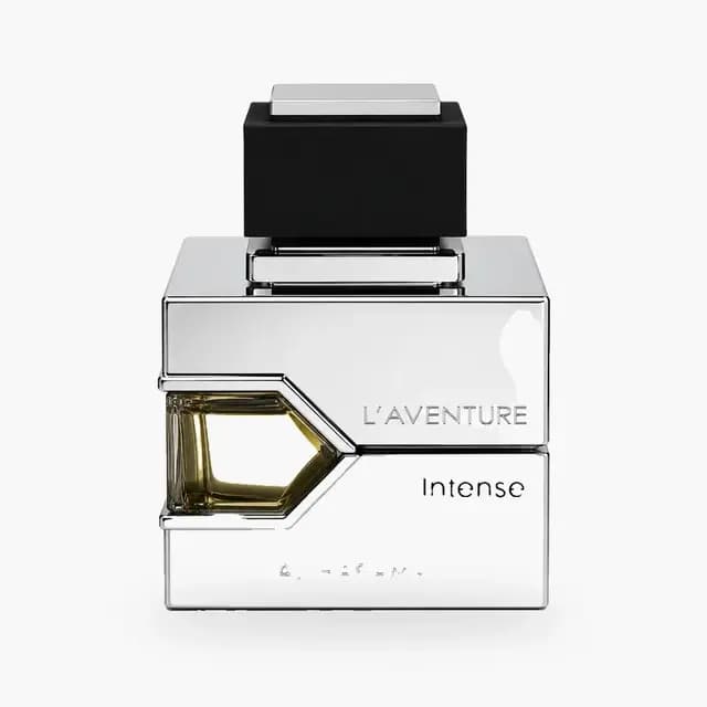 Embalagem de Al Haramain L'Aventure Intense Eau de Parfum - Perfume Masculino