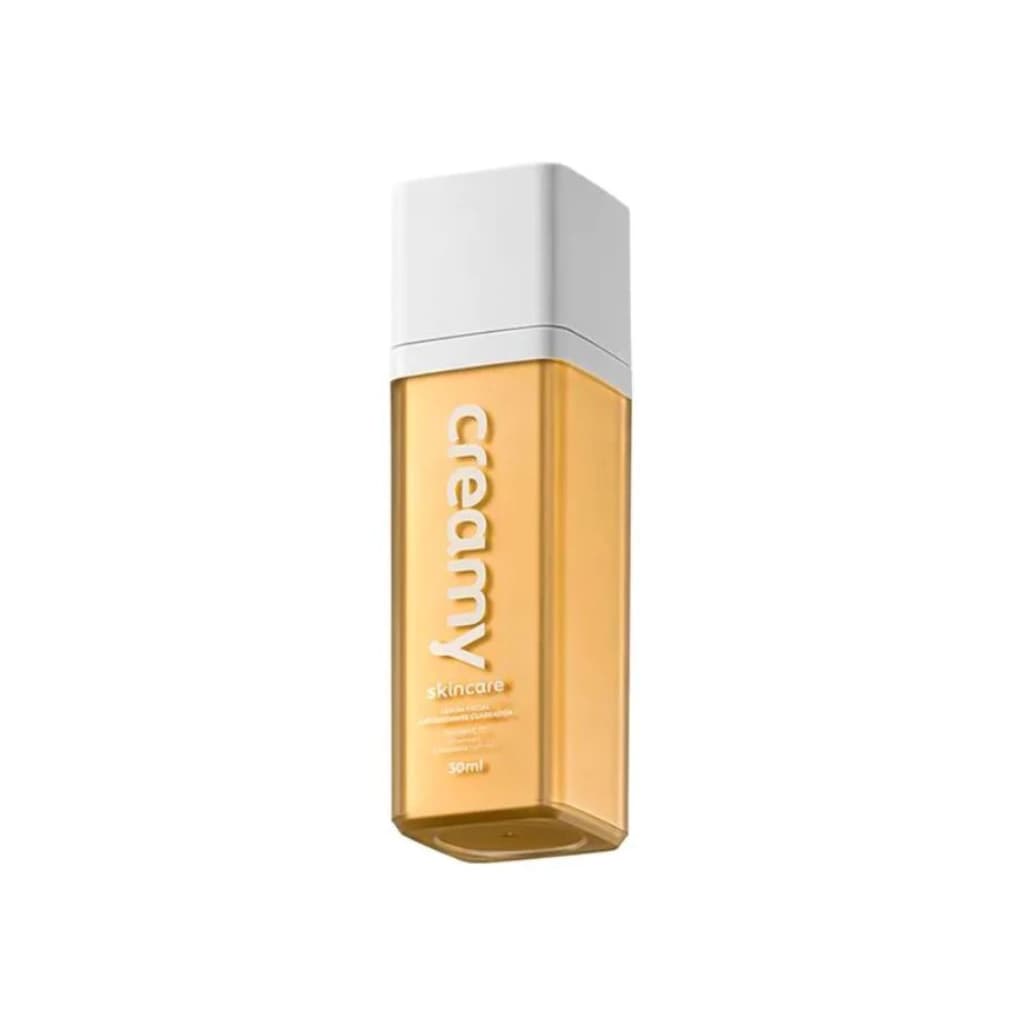 Embalagem de Sérum Facial Antioxidante Clareador Creamy Skincare 30ml