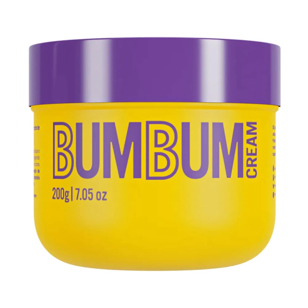 Embalagem de Bumbum Cream Termogenico Beleza Brasileira 200g