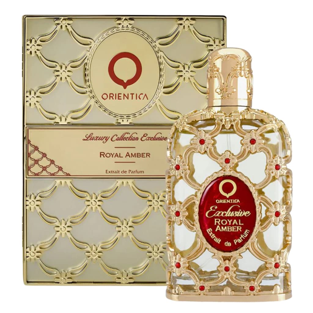 Embalagem de Perfume Orientica Royal Amber Exclusive Eau de Parfum