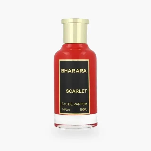 Embalagem de Bharara Scarlet Eau de Parfum - Perfume Unissex