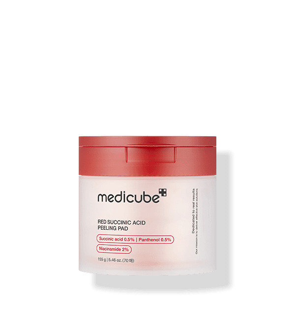 Embalagem de Medicube Red Succinic Acid Peeling Pad 155g/70pads