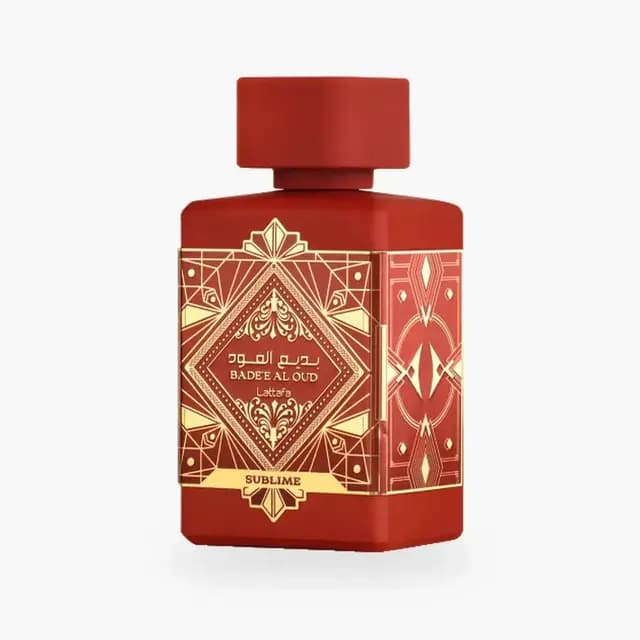 Embalagem de Lattafa Bade'e Al Oud Sublime Eau de Parfum - Perfume Unissex