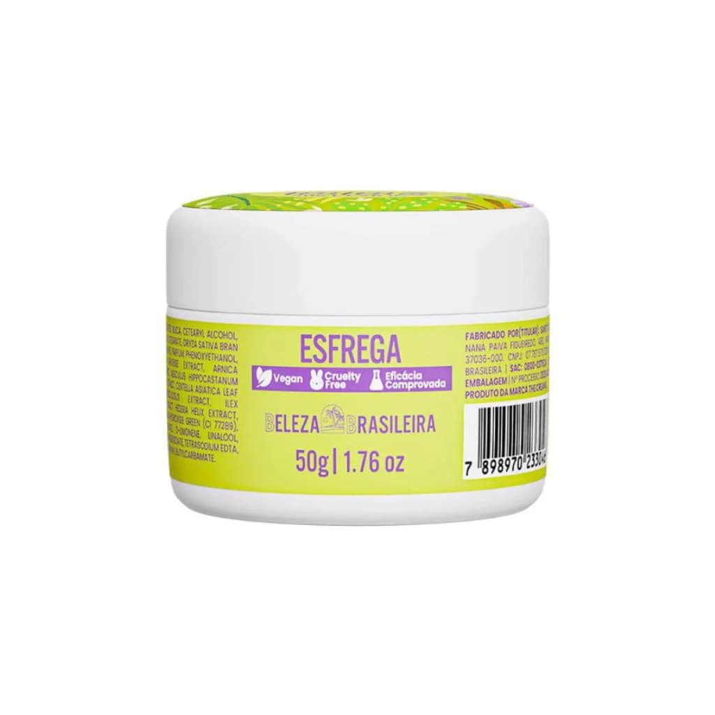 Embalagem de Esfrega Esfoliante Corporal Beleza Brasileira 50g