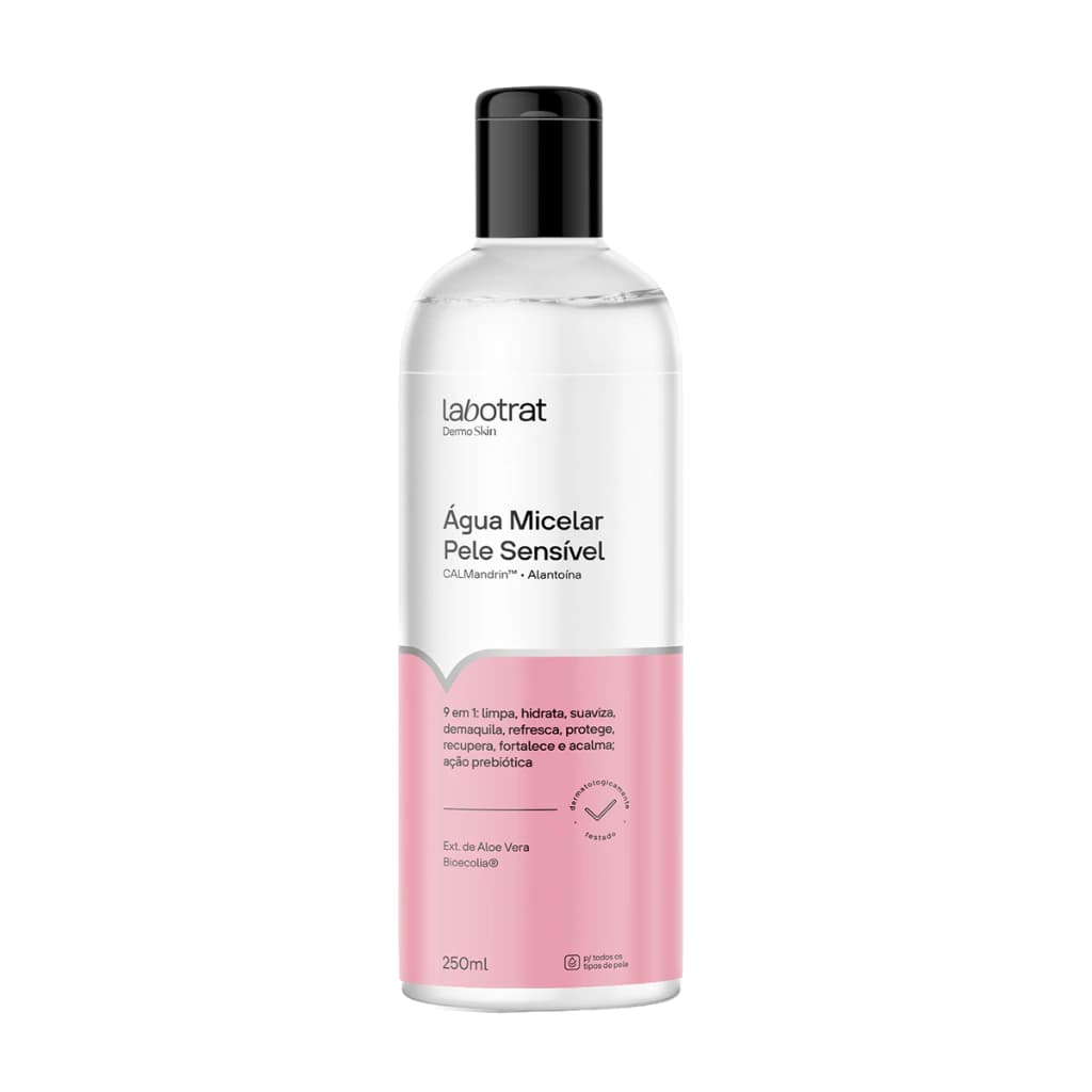 Embalagem de Água Micelar Labotrat 250ml
