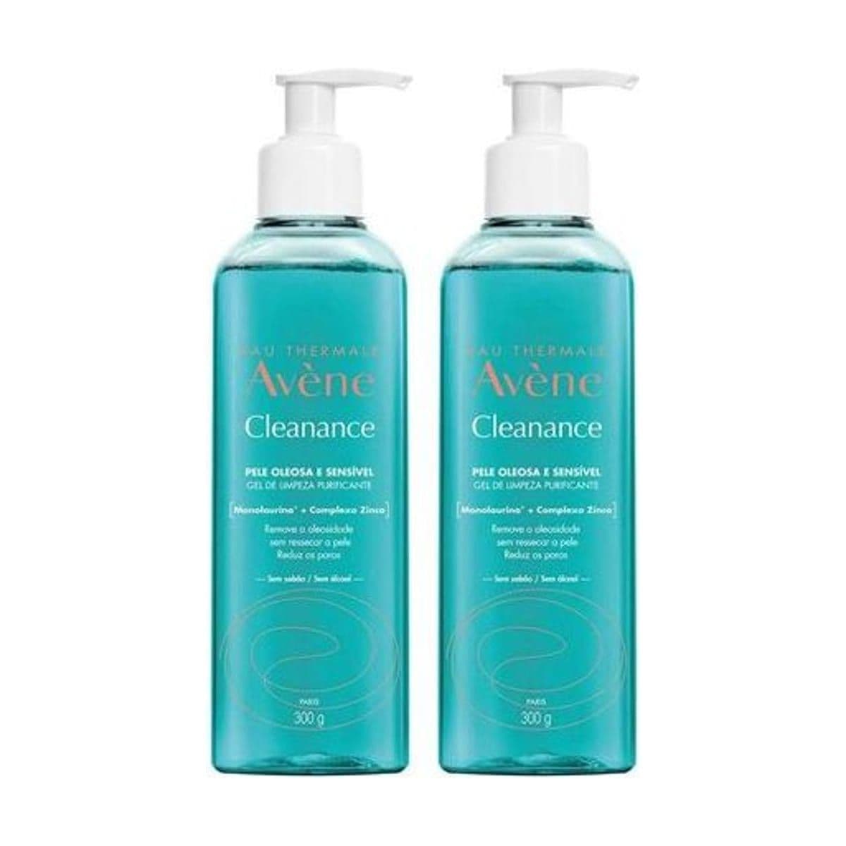 Embalagem de Avène Cleanance Kit com 2 Unidades – Gel de Limpeza Facial – 300g