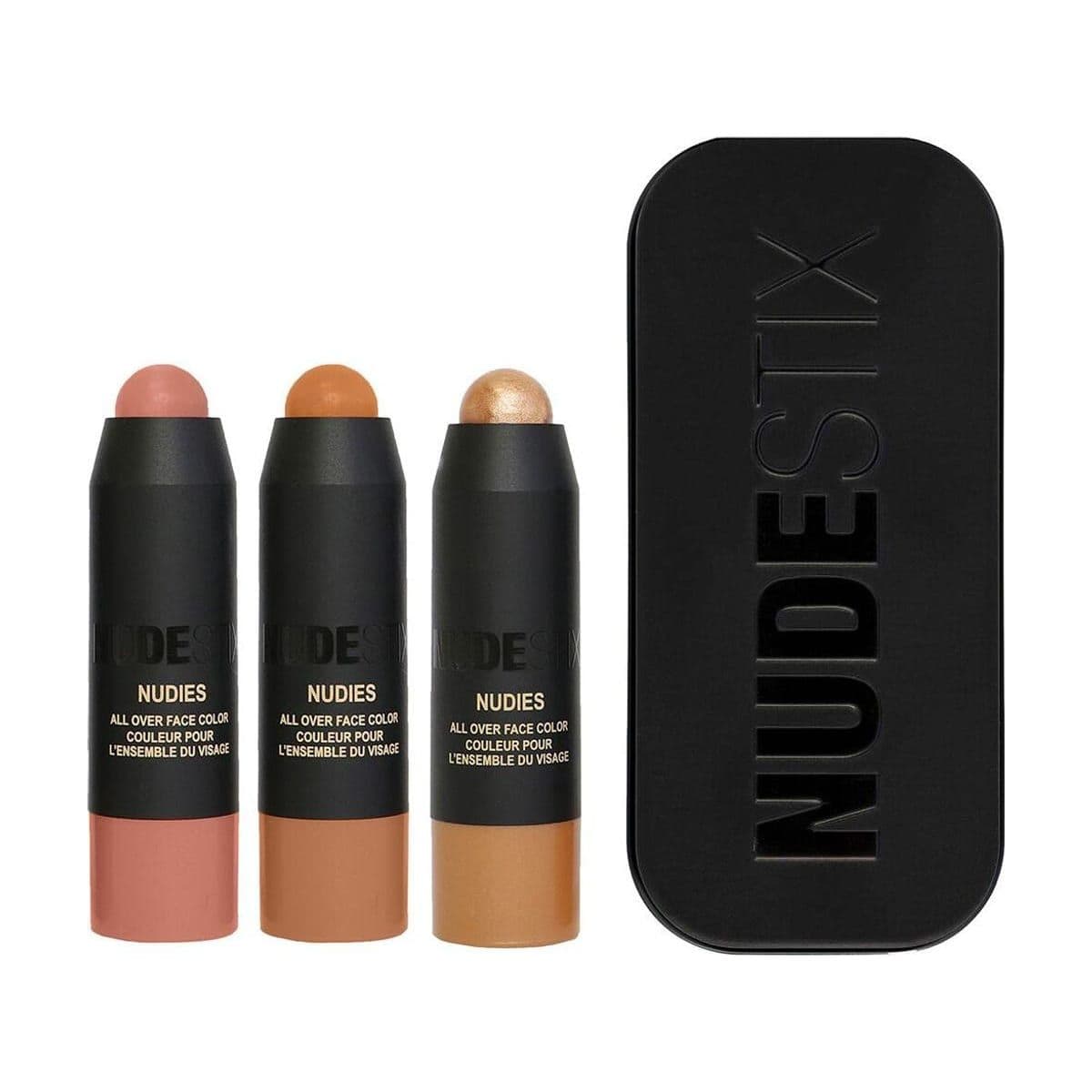 Embalagem de Mini Kit para Rosto Nudestix Soft & Warm Nudes