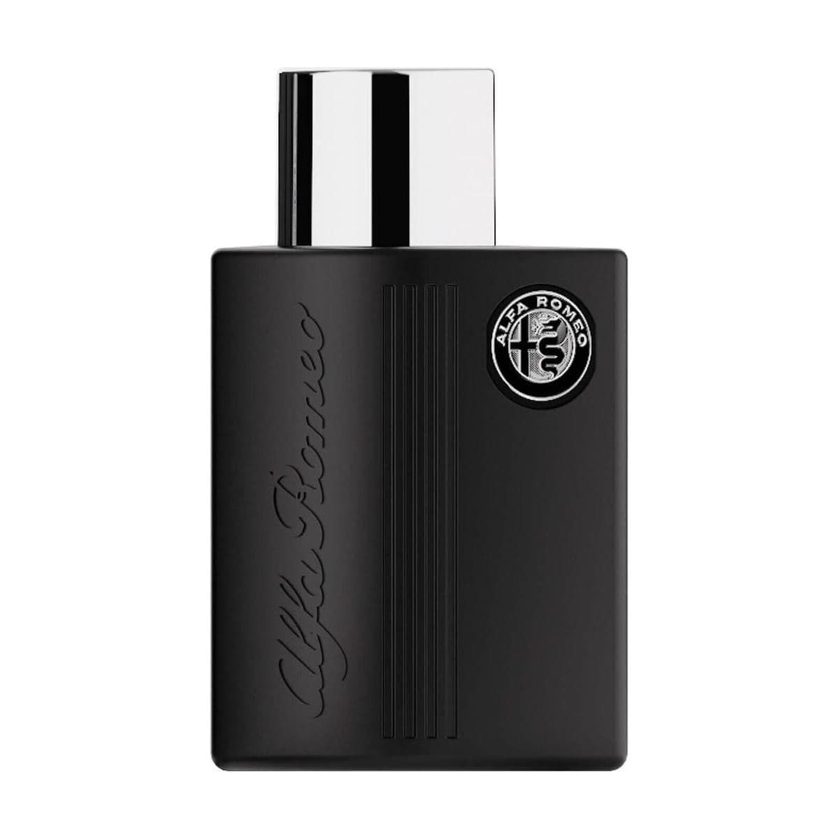 Embalagem de Perfume Alfa Romeo Black Masculino Eau de Toilette